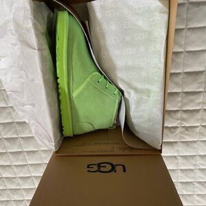 UGG Neumel Suede Sheep Wool Boot.   NEW IN BOX   Parakeet Green    SIZE 8